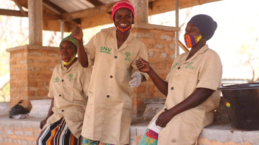 Shea butter workers - A Rocha Ghana